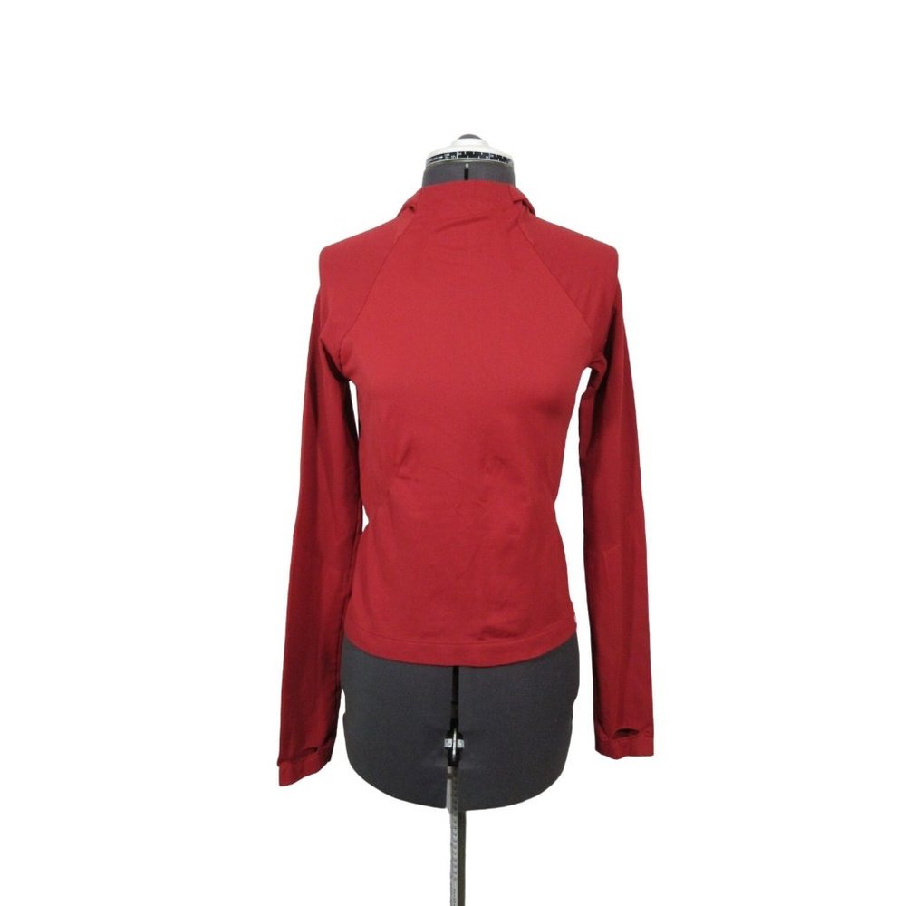 Nike women's crop seamless stretch knit dri-fit hooded training‎ running M